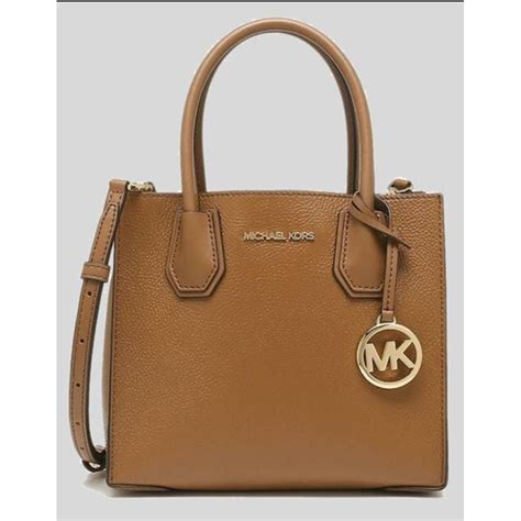 michael kors mercer crossbody damson|Michael Kors pebbled leather handbag.